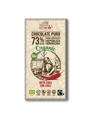 Chocolate 73% Chili 100gr